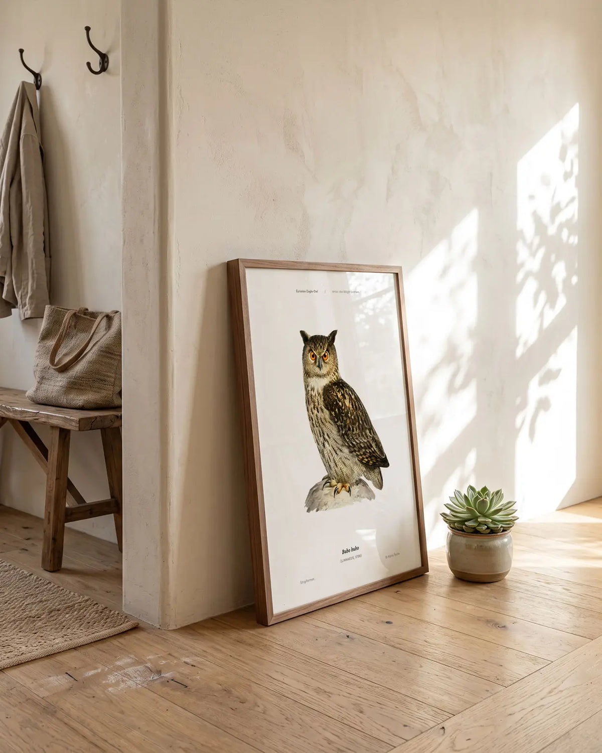 Eurasian Eagle-Owl Art Print