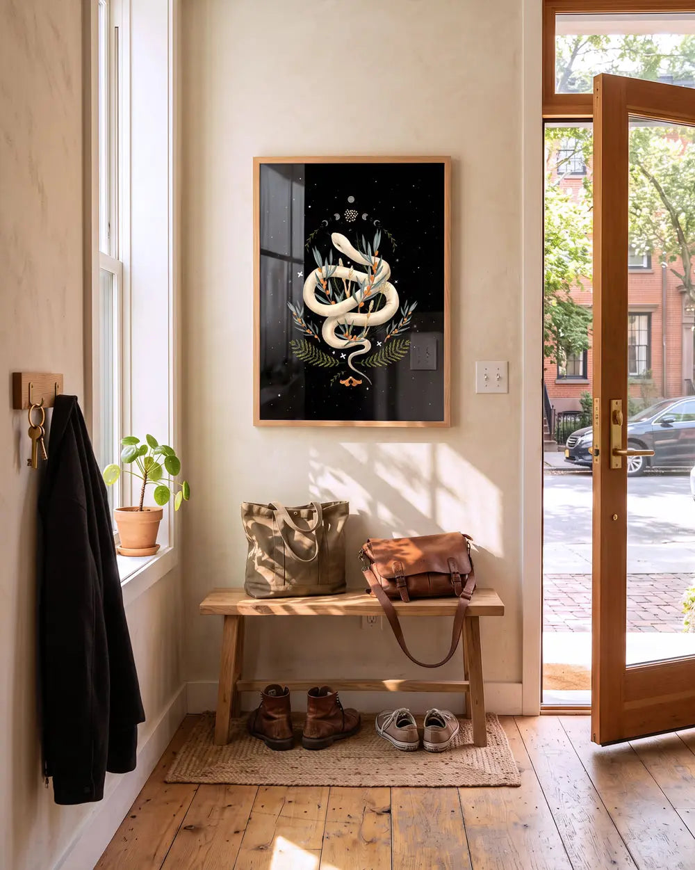 Nocturnal Snake Art Print