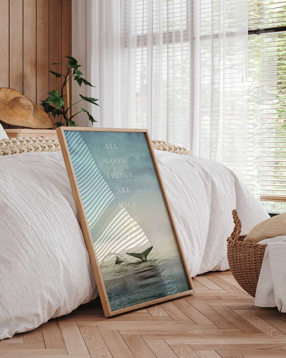 Whale Tail Art Print