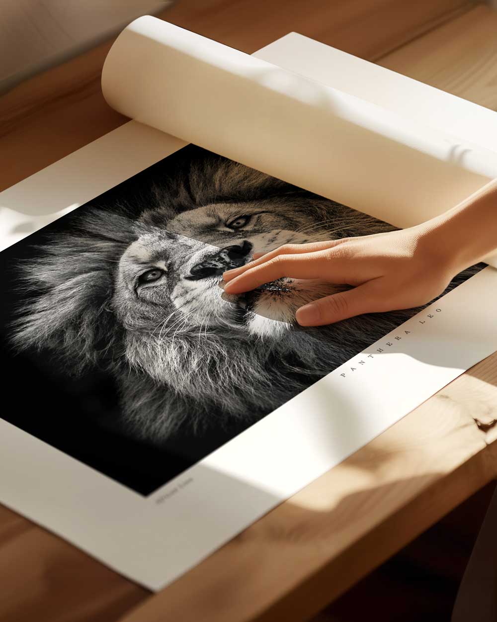 African Lion Art Print