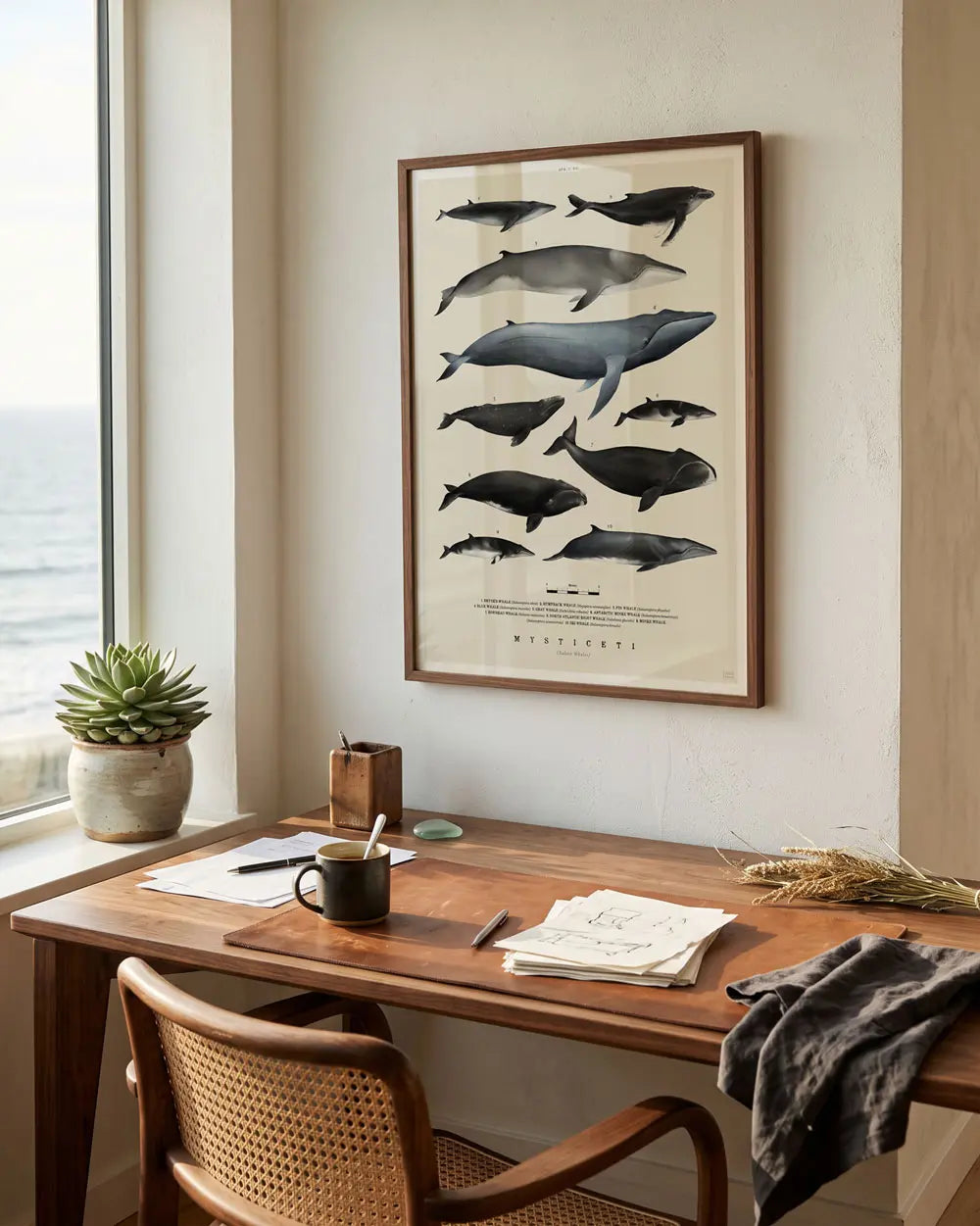 Baleen Whales Art Print