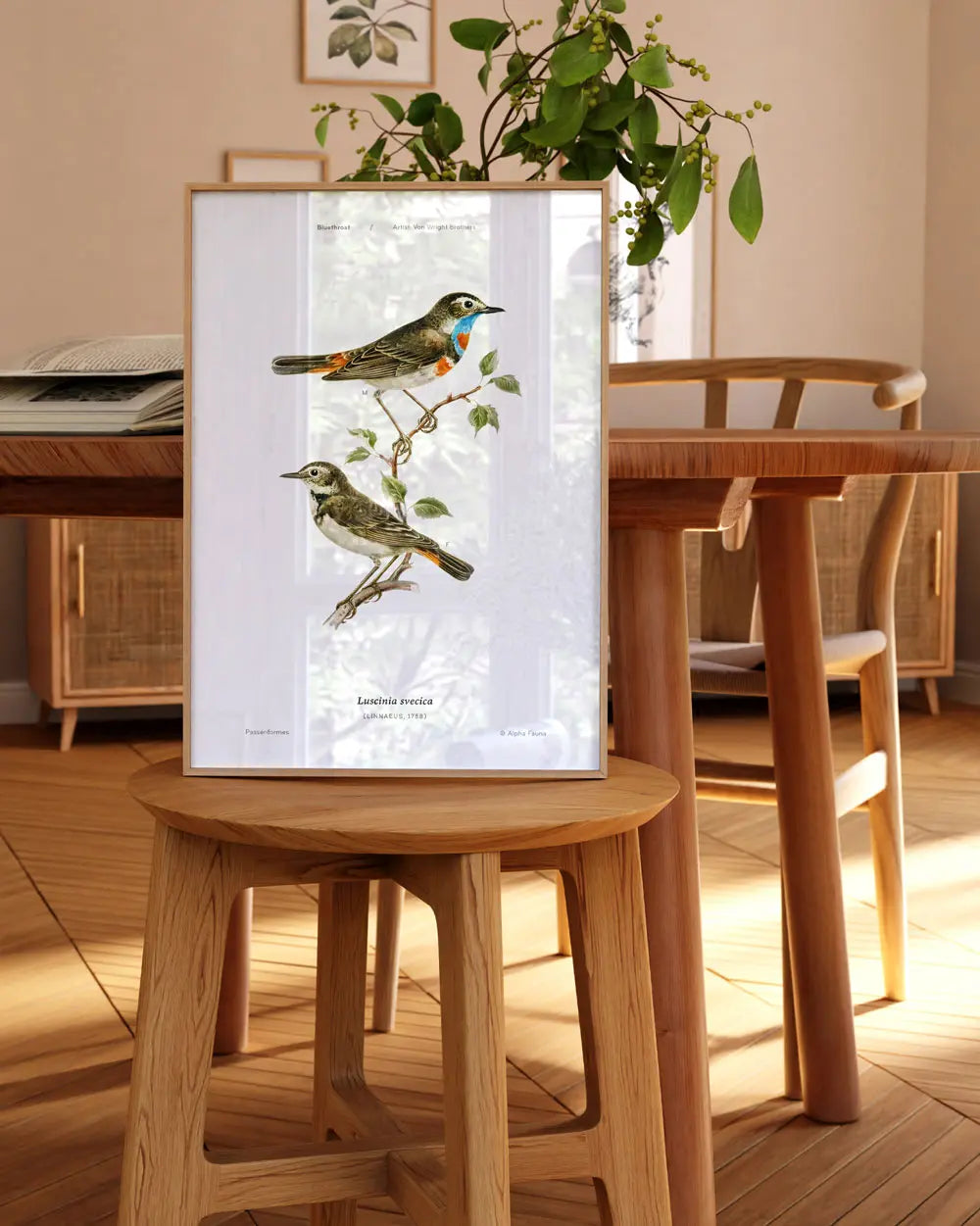 Bluethroat Art Print