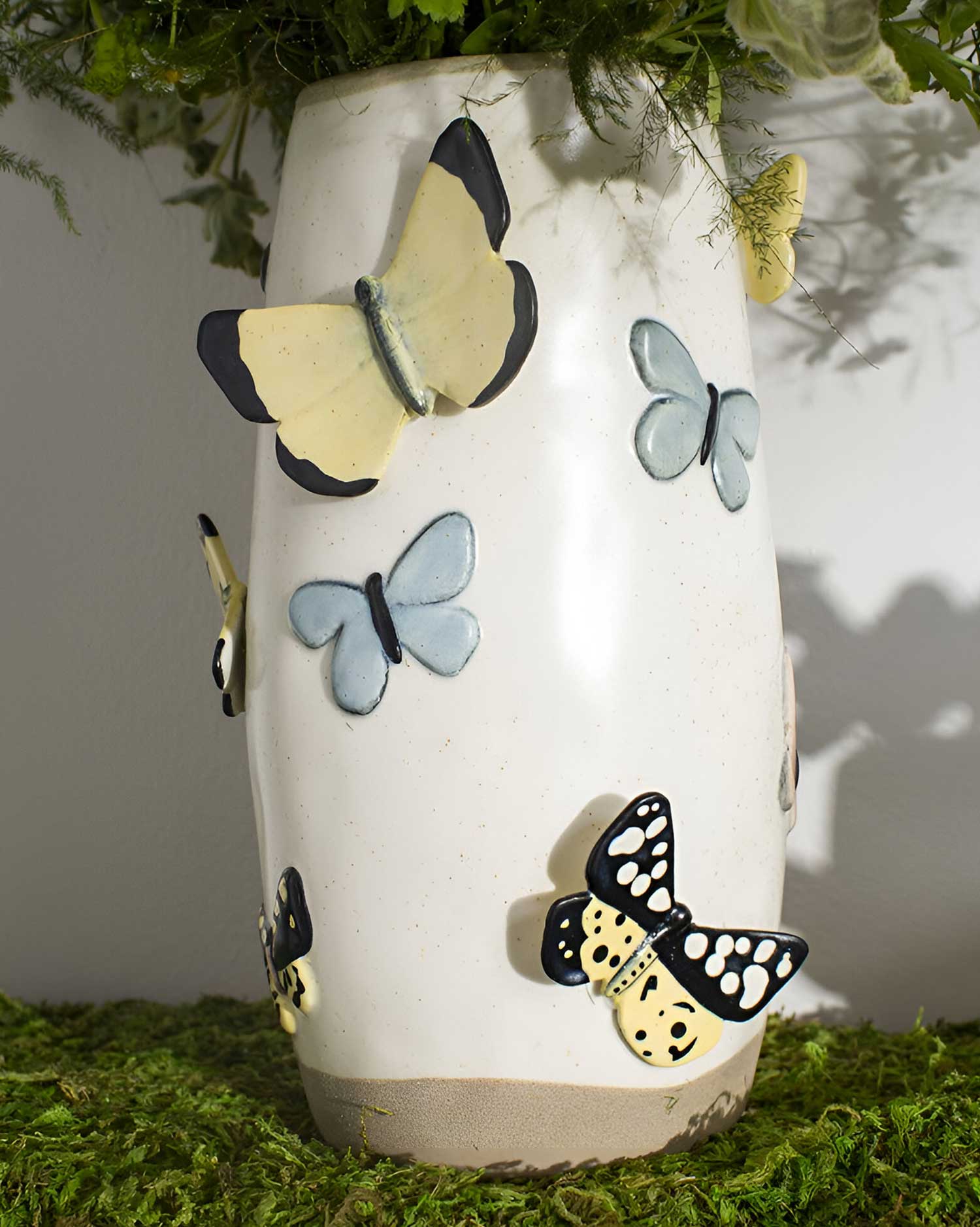 Butterfly Vase closeup detail