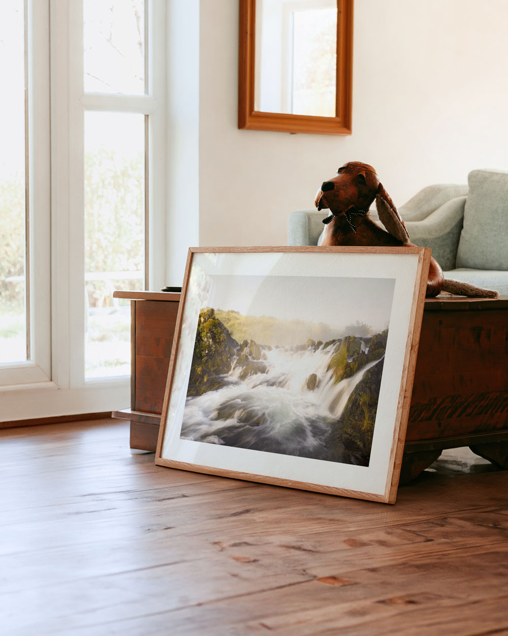 Dog Salmon Falls Art Print