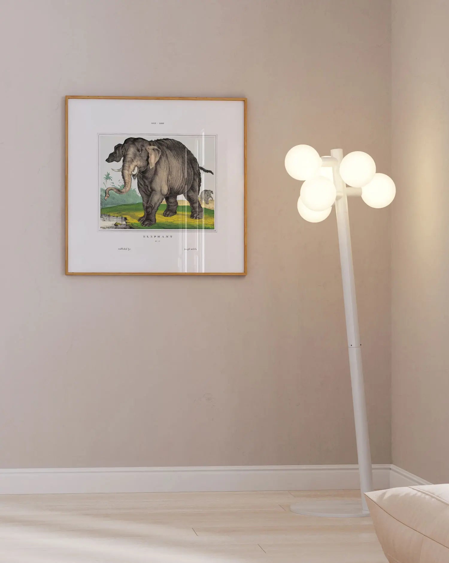 Asian Elephant Art Print