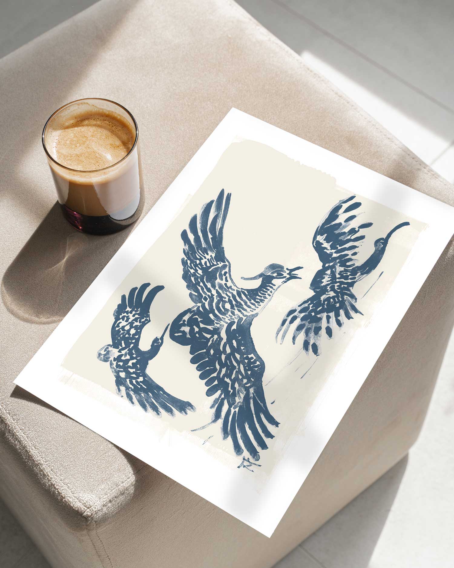 Flying Birds Art Print