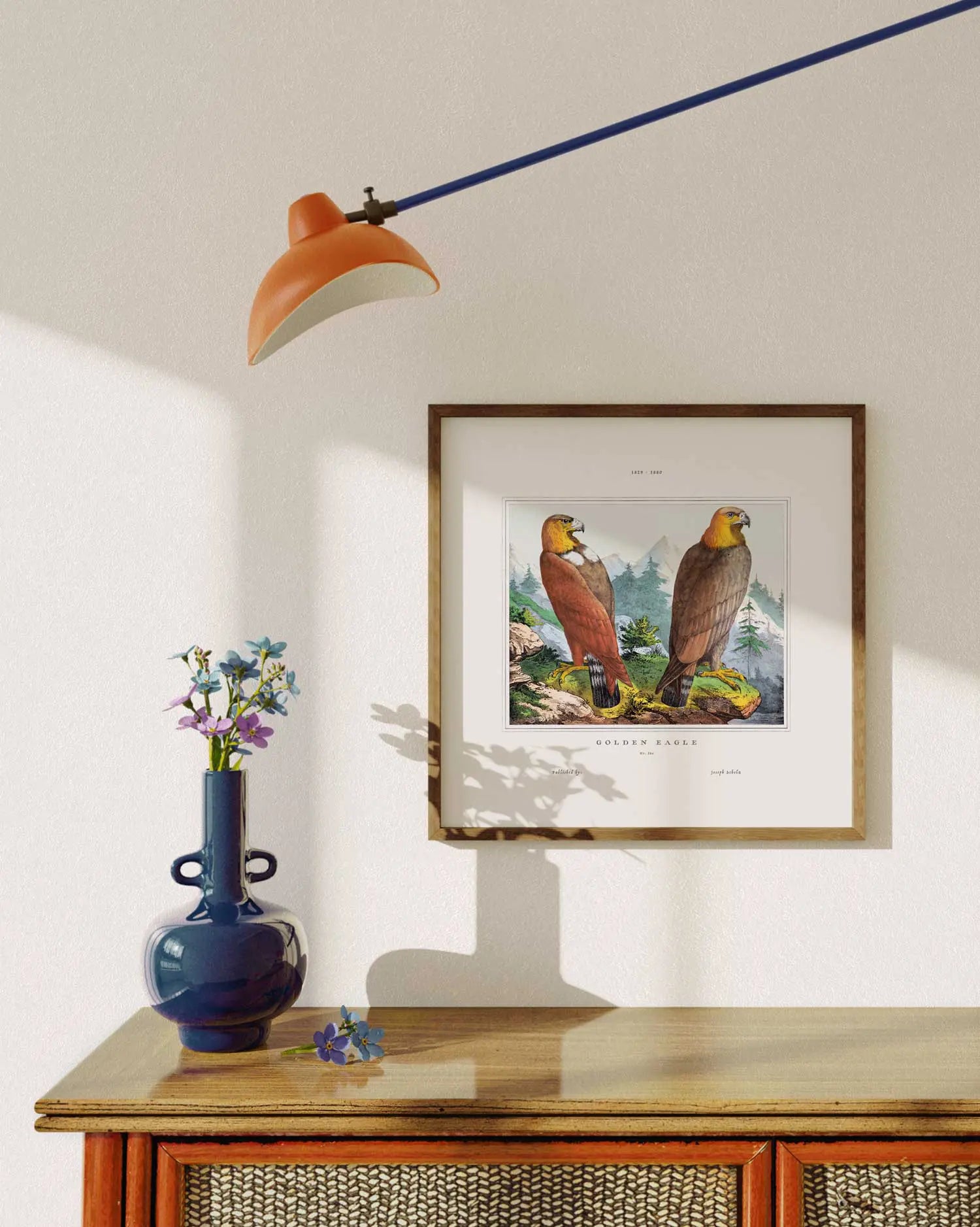 Golden Eagle Pair Art Print
