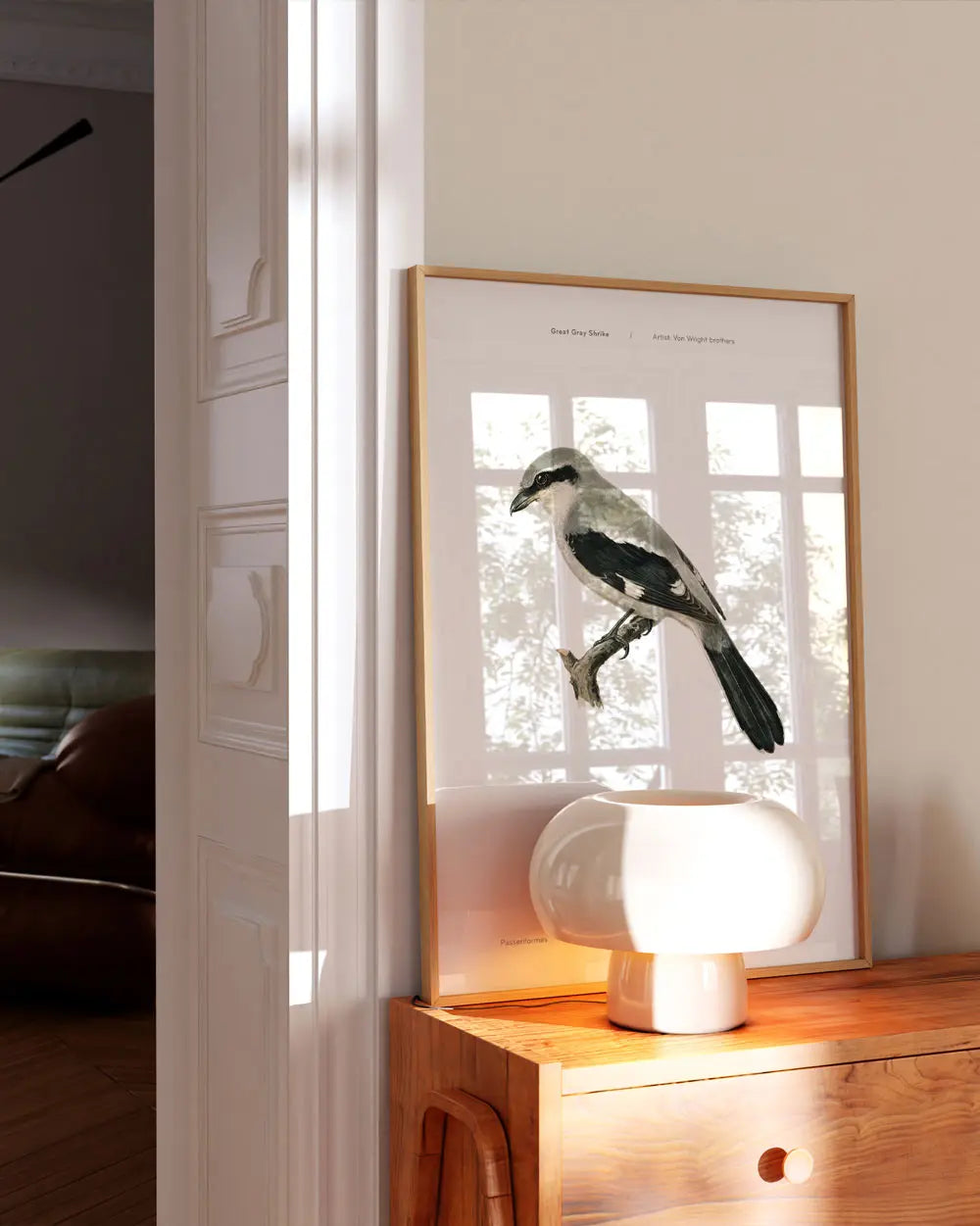 Great Gray Shrike Art Print