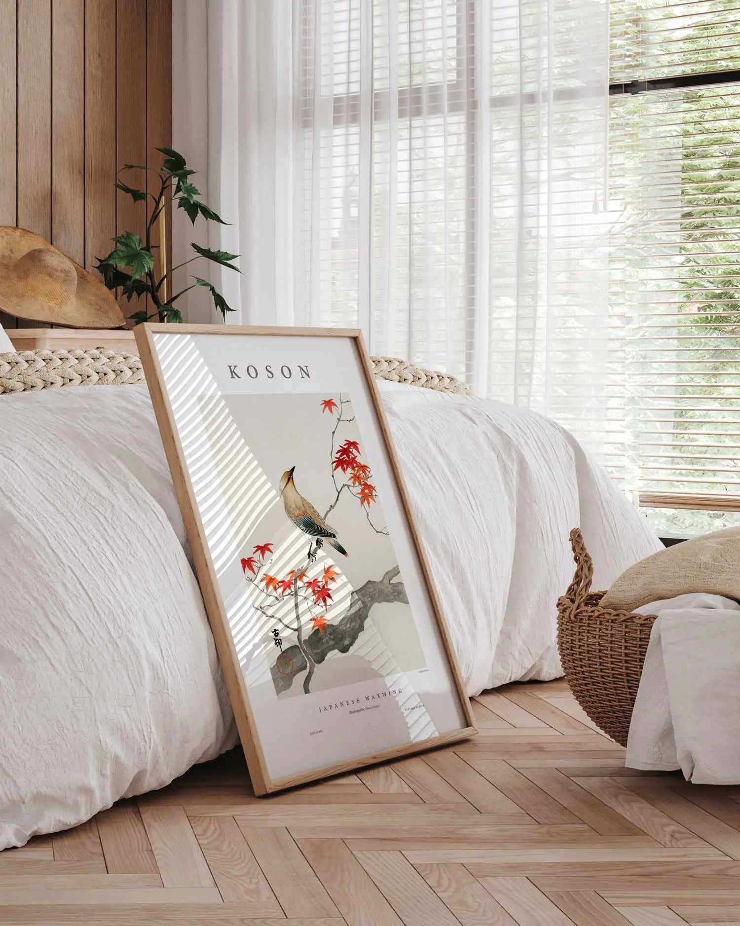 Japanese Waxwing Art Print