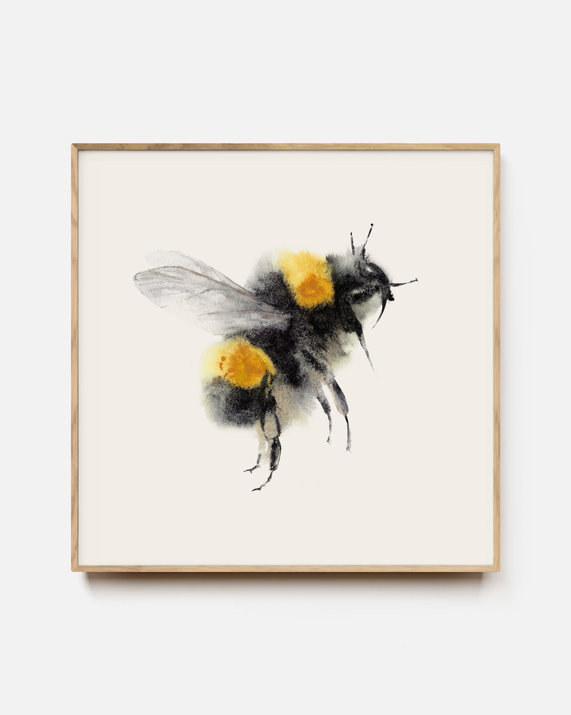 Moody Bumble Bee Art Print