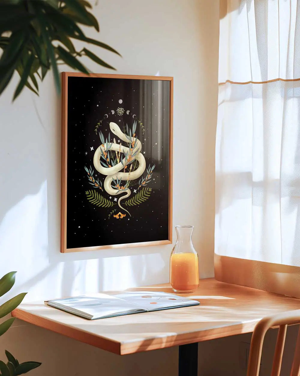 Nocturnal Snake Art Print