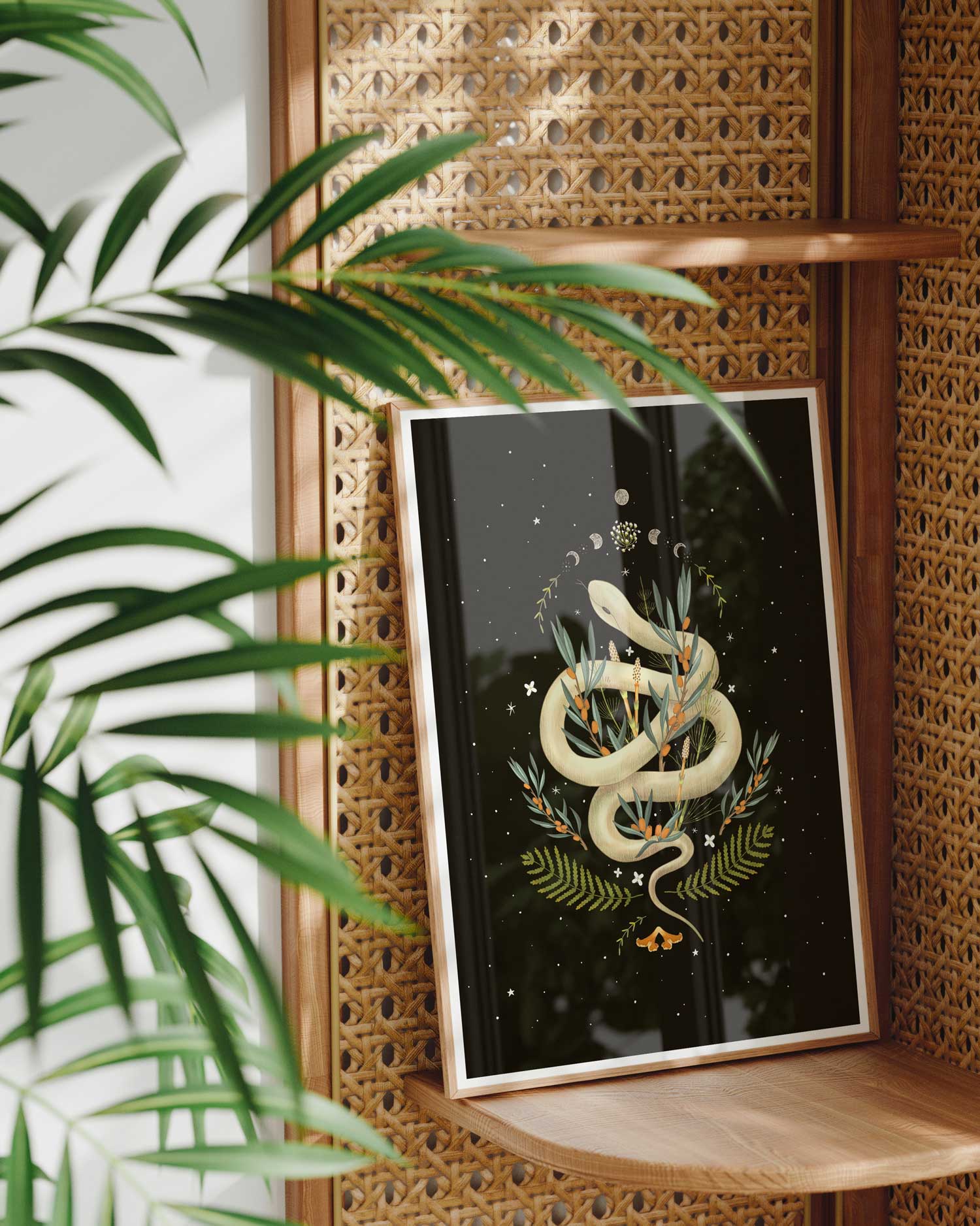 Nocturnal Snake Art Print