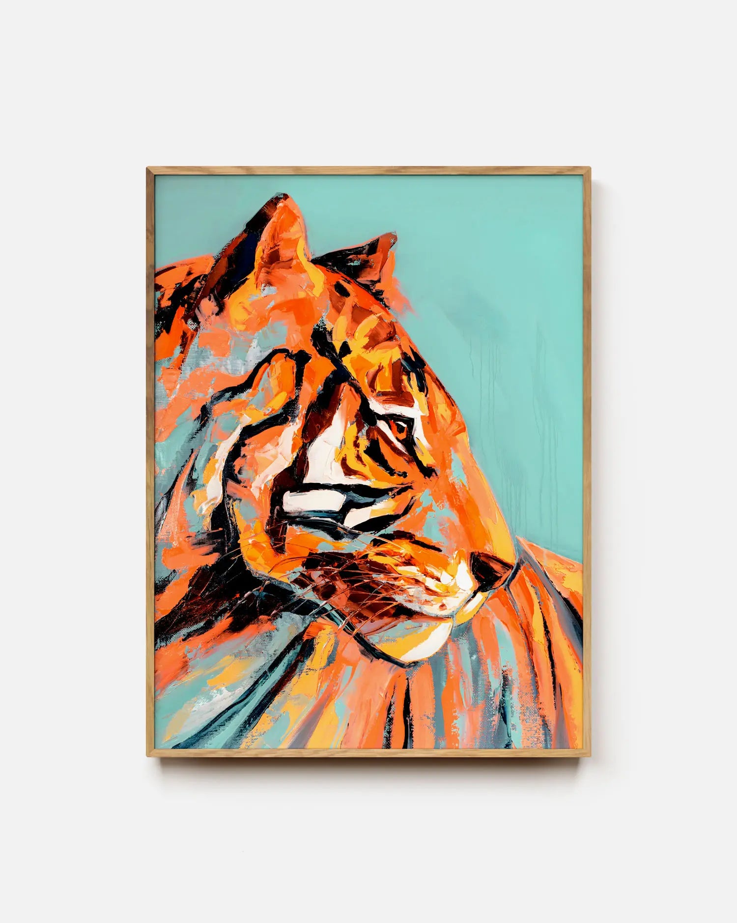 Tiger Stare Art Print