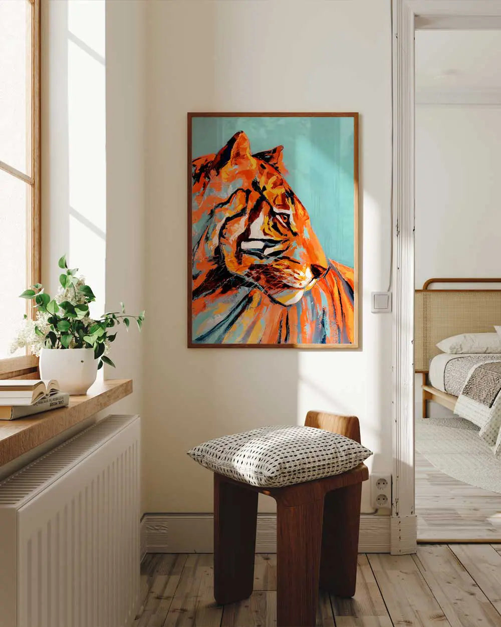 Tiger Stare Art Print