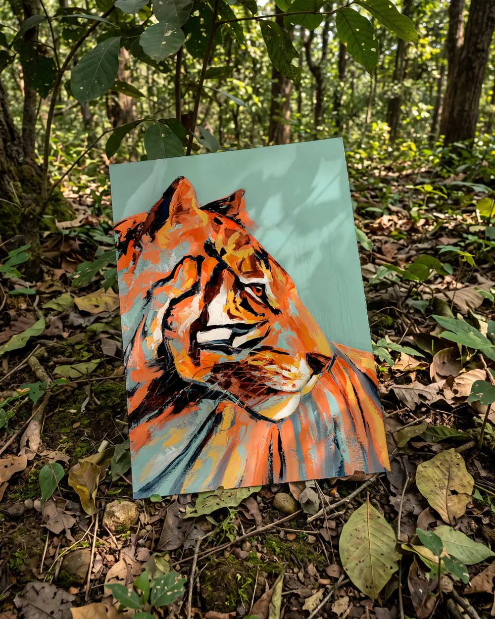 Tiger Stare Art Print