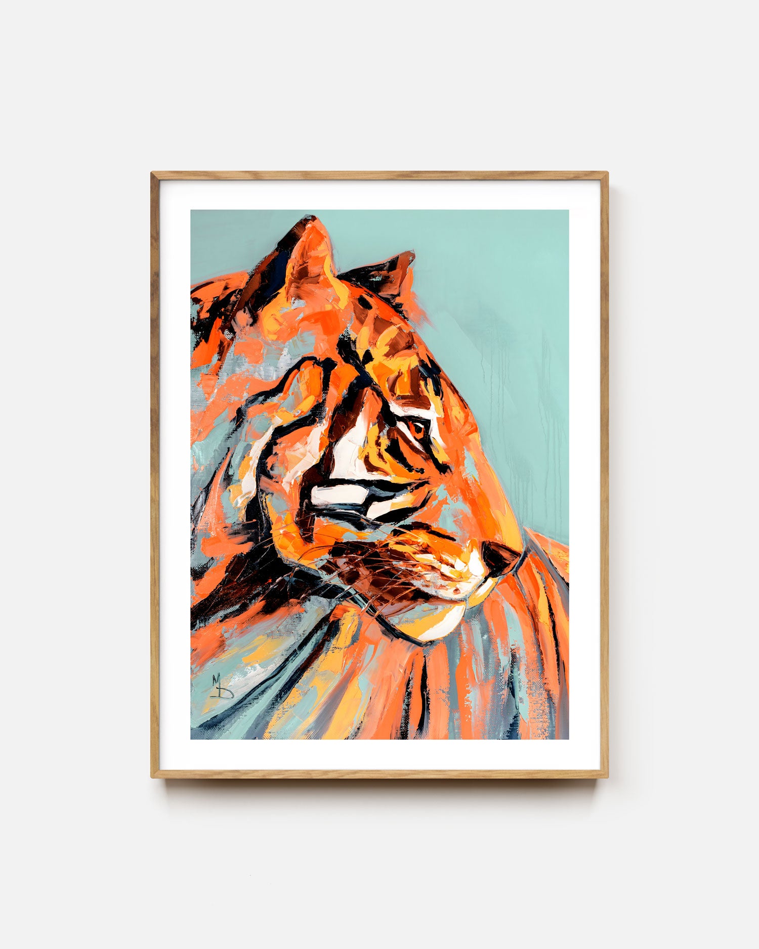 Tiger Stare Art Print