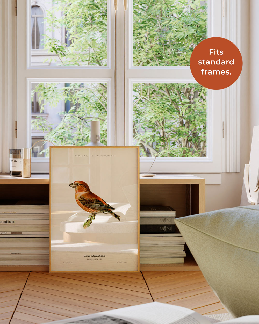 Parrot Crossbill Art Print