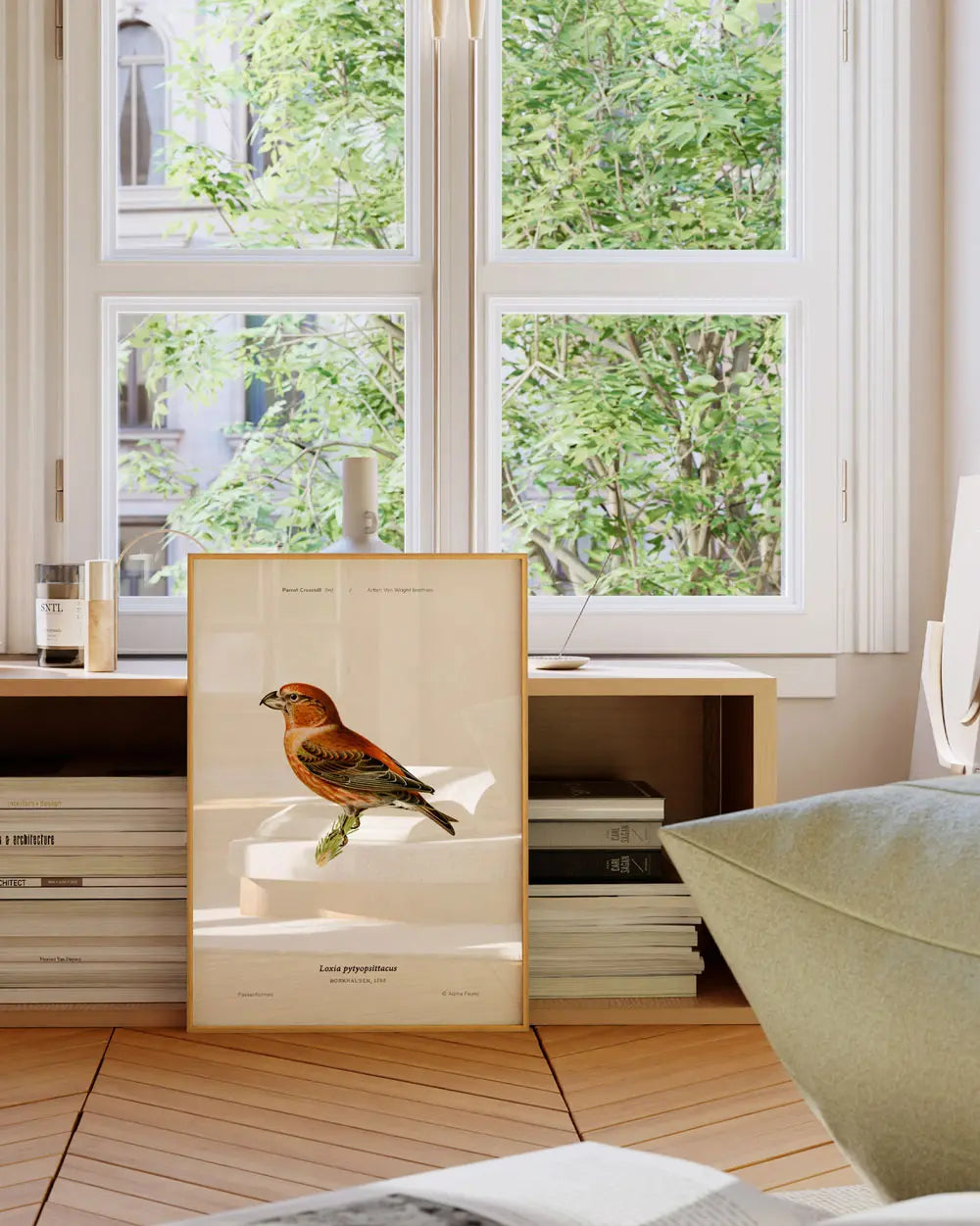 Parrot Crossbill Art Print