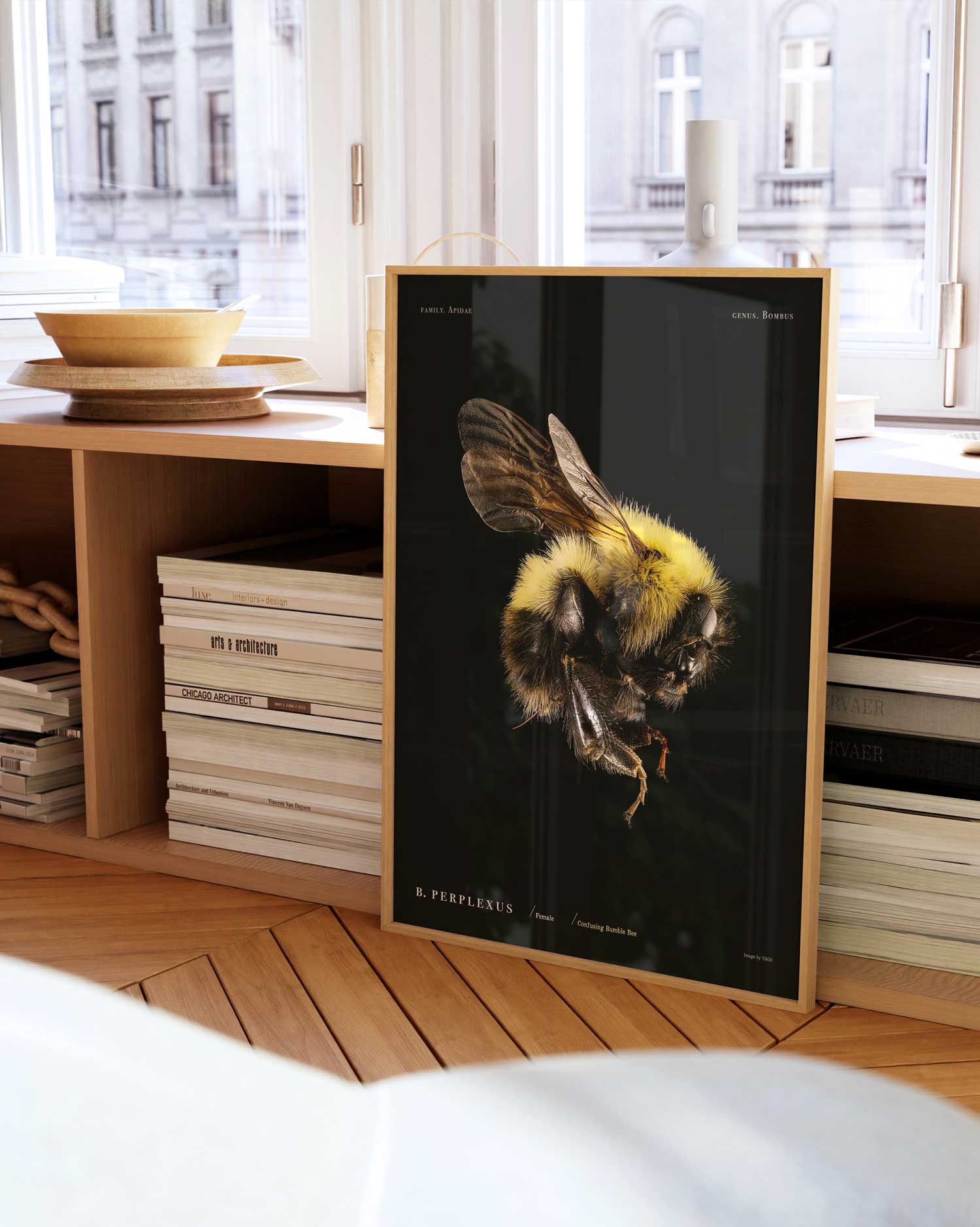 Confusing Bumble Bee Art Print