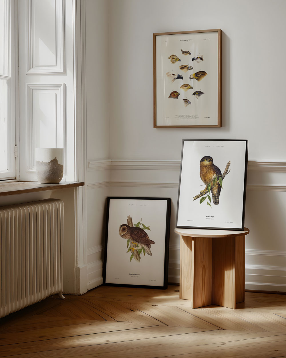 Rufous Owl Art Print