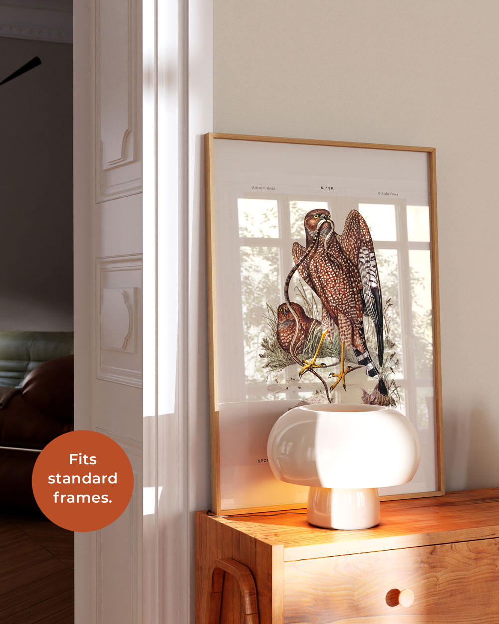 Spotted Harrier Art Print