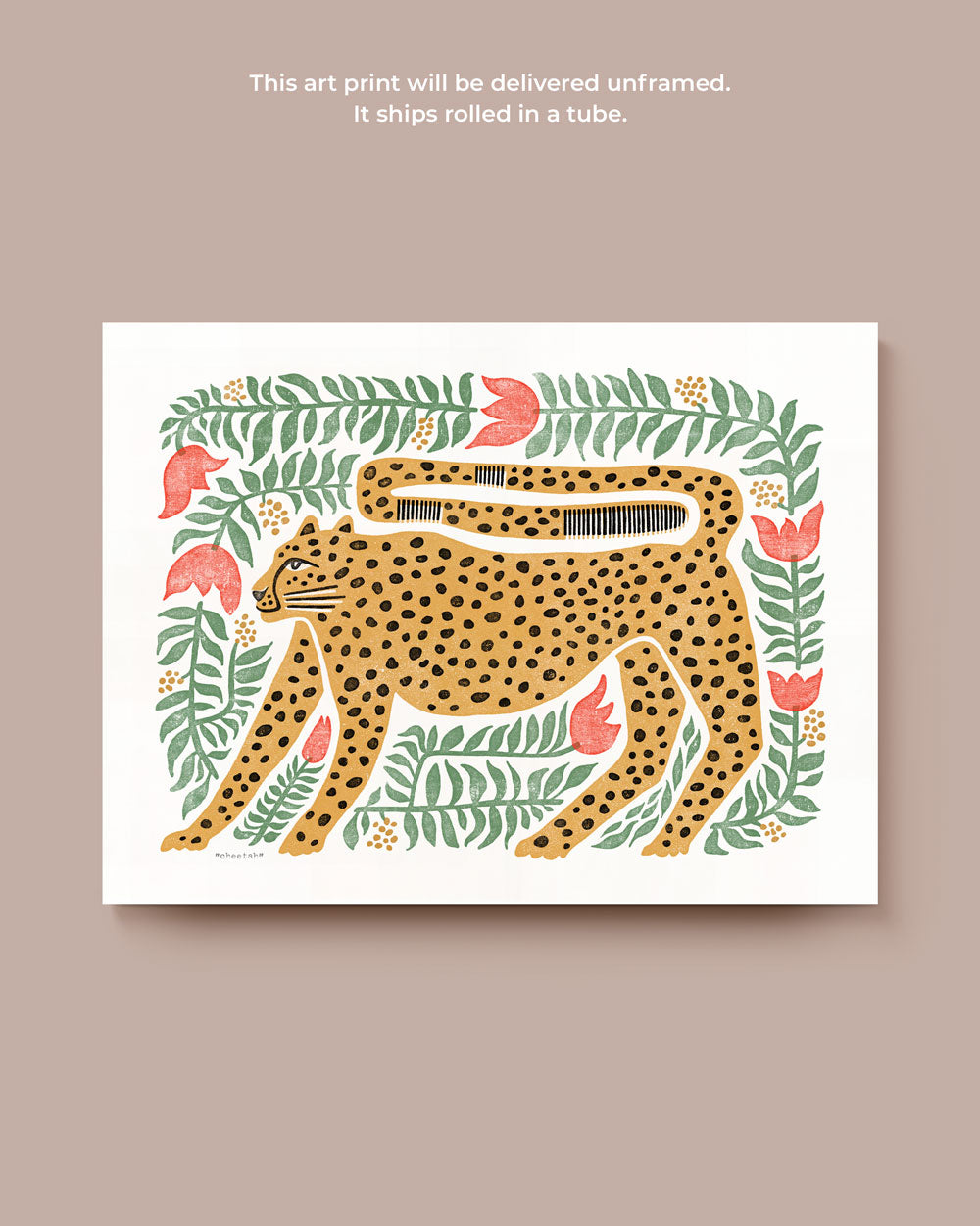 Spotted Cheetah Art Print