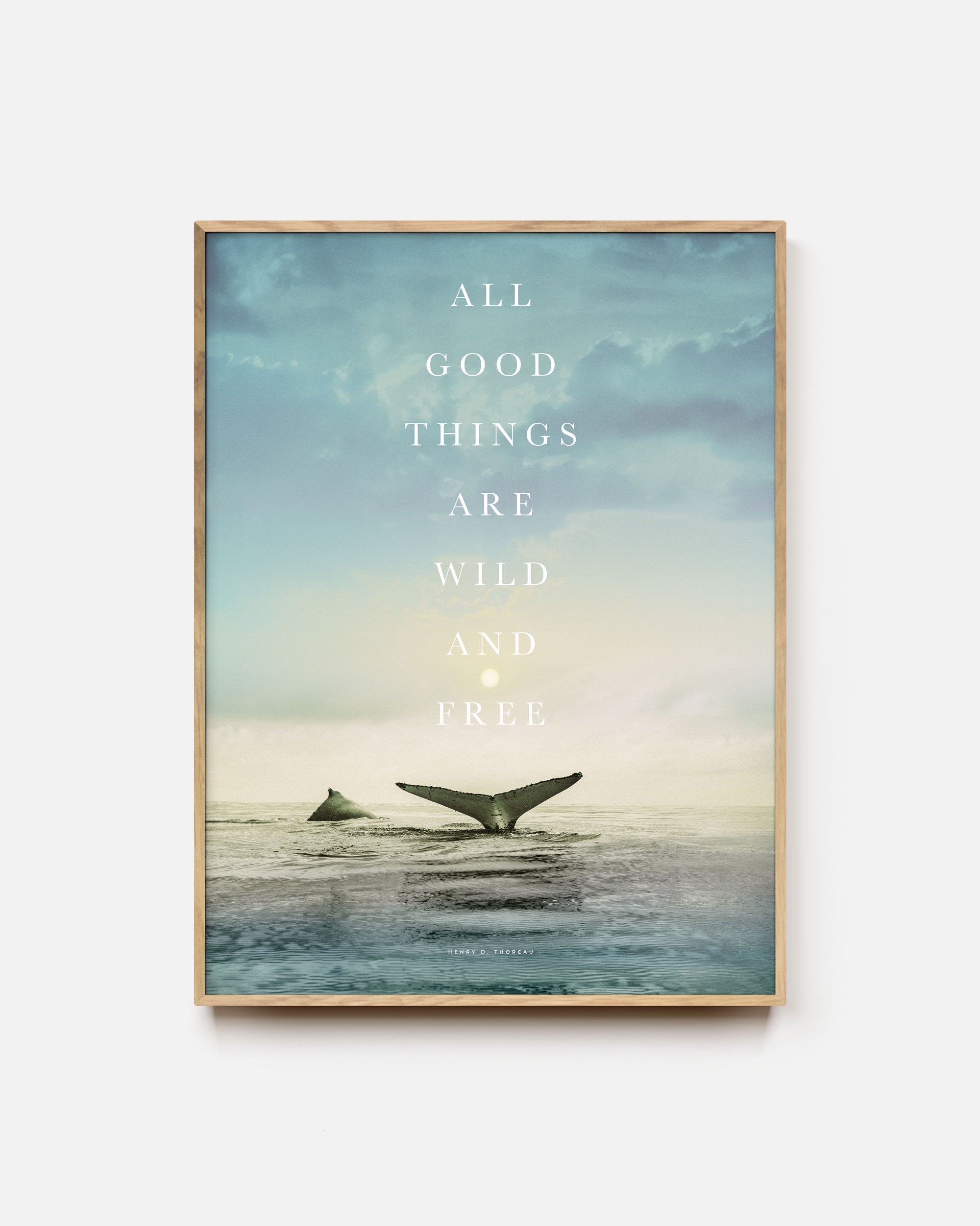 Whale Tail Art Print