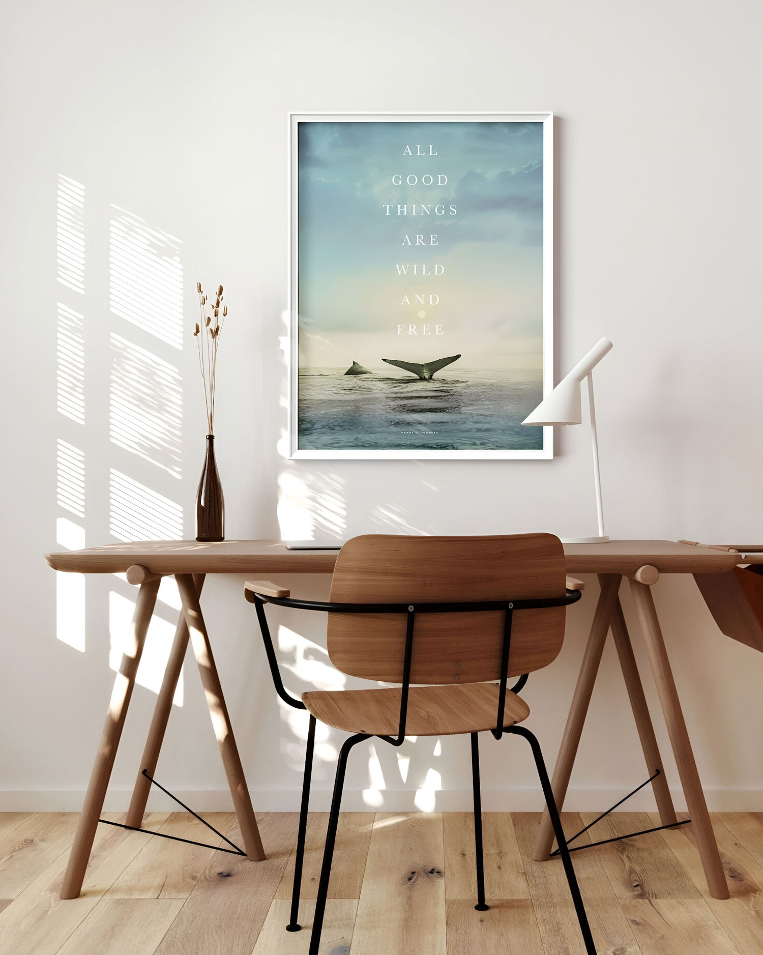 Whale Tail Art Print