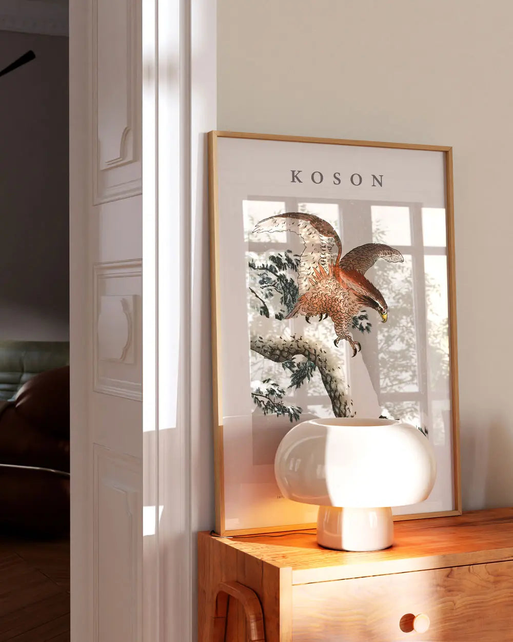 Winter Eagle Art Print