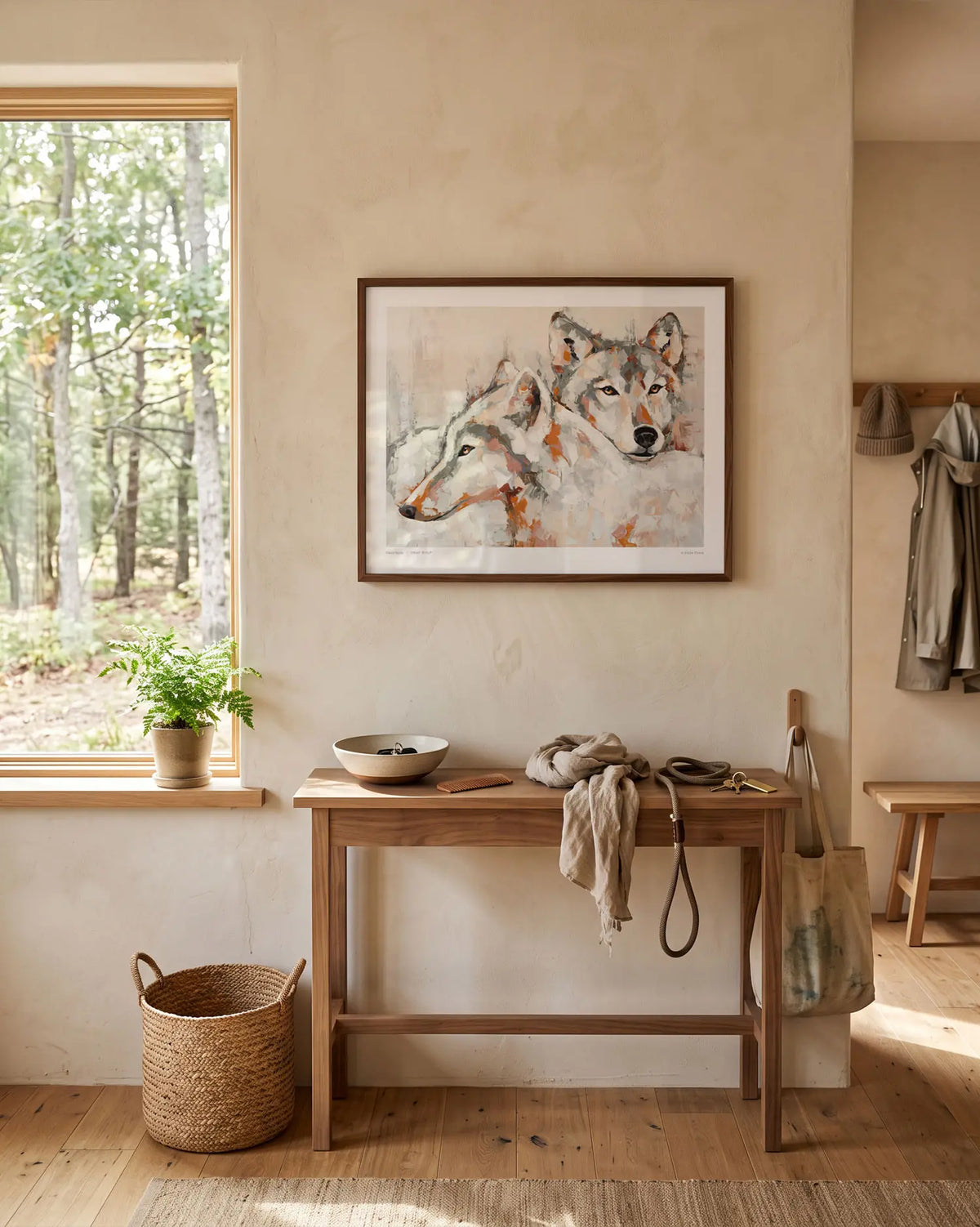 Wilderness Wolves Art Print