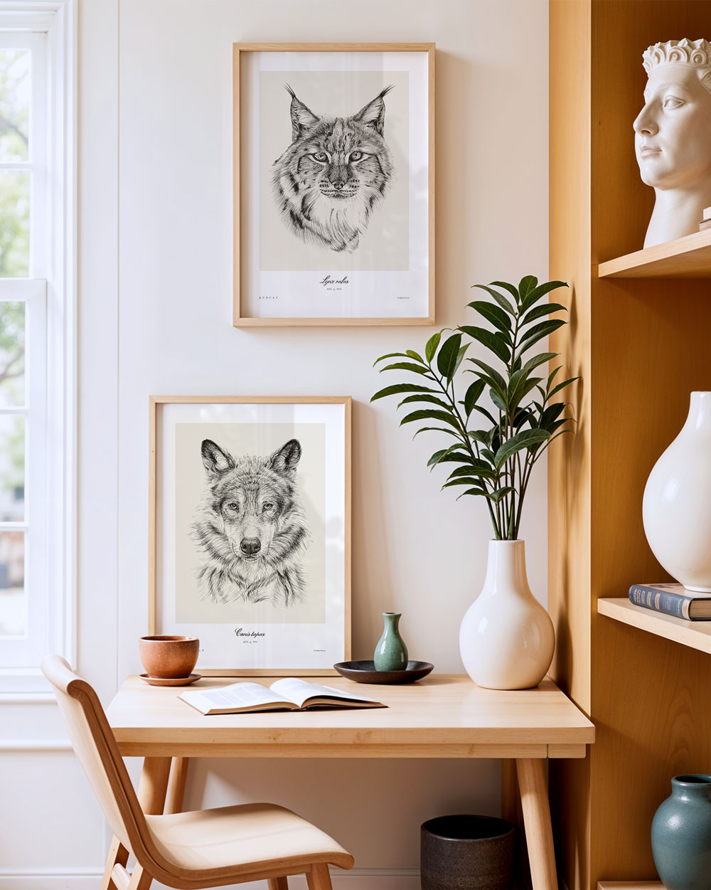 Wolf & Bobcat Set